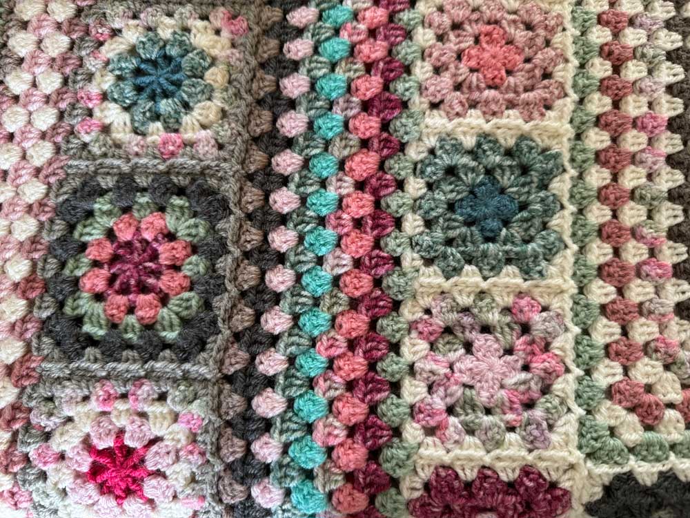 Rosy Gem Blanket, by Marion Mitchell